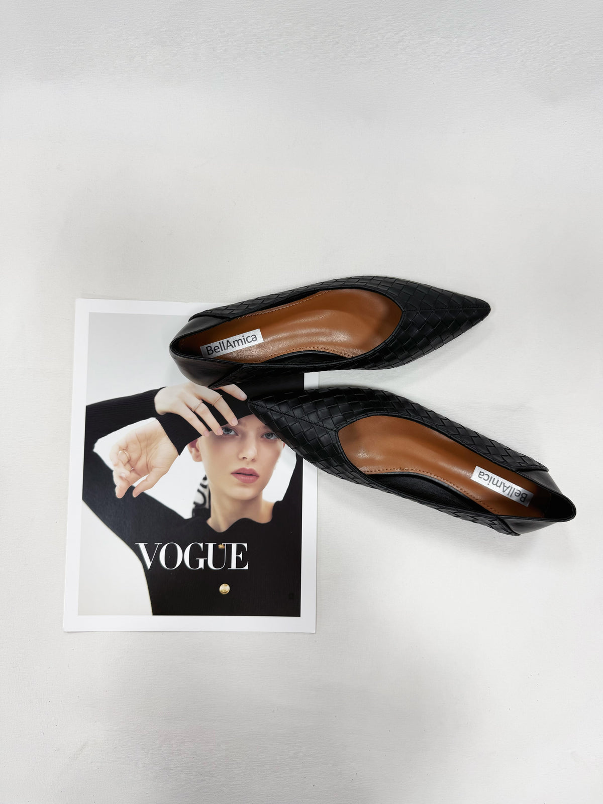 BALLERINE INTRECCIATE A PUNTA