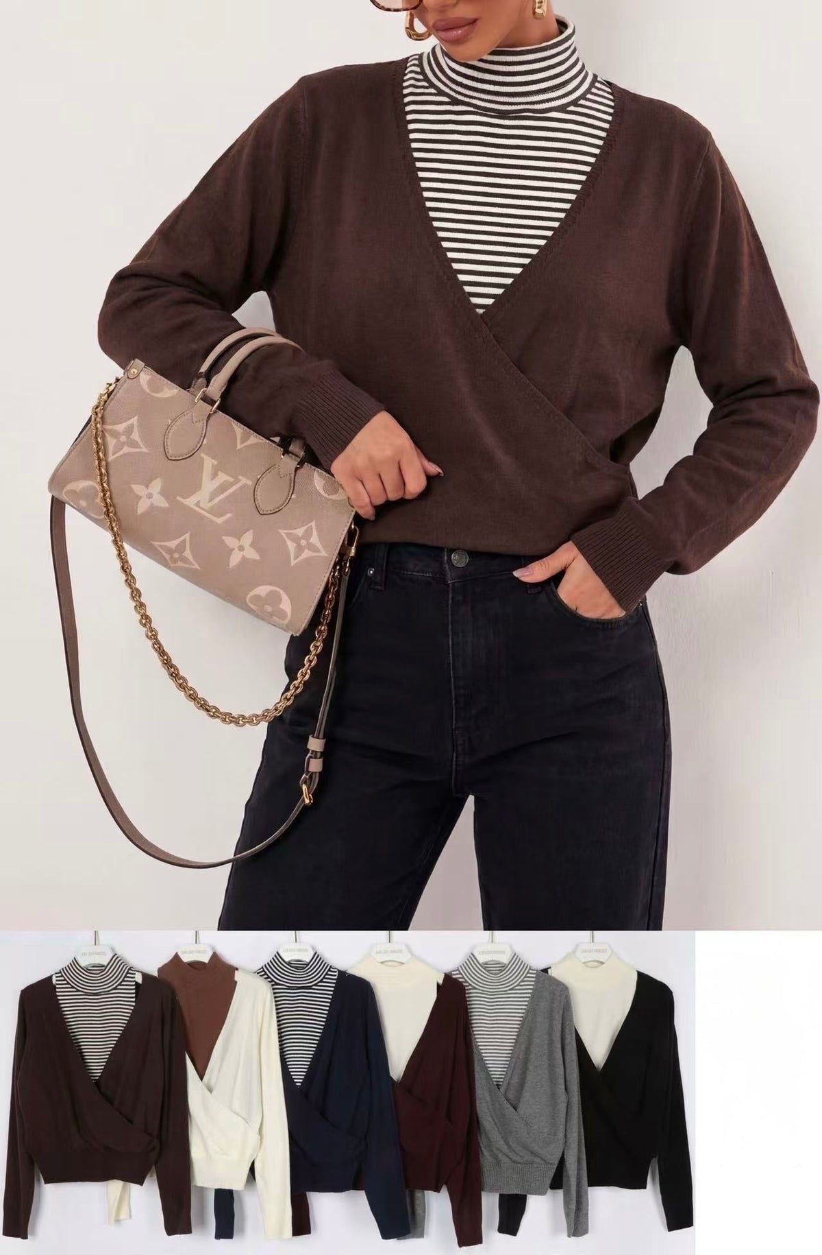 MAGLIONE DI LANA RASATA 2 IN 1